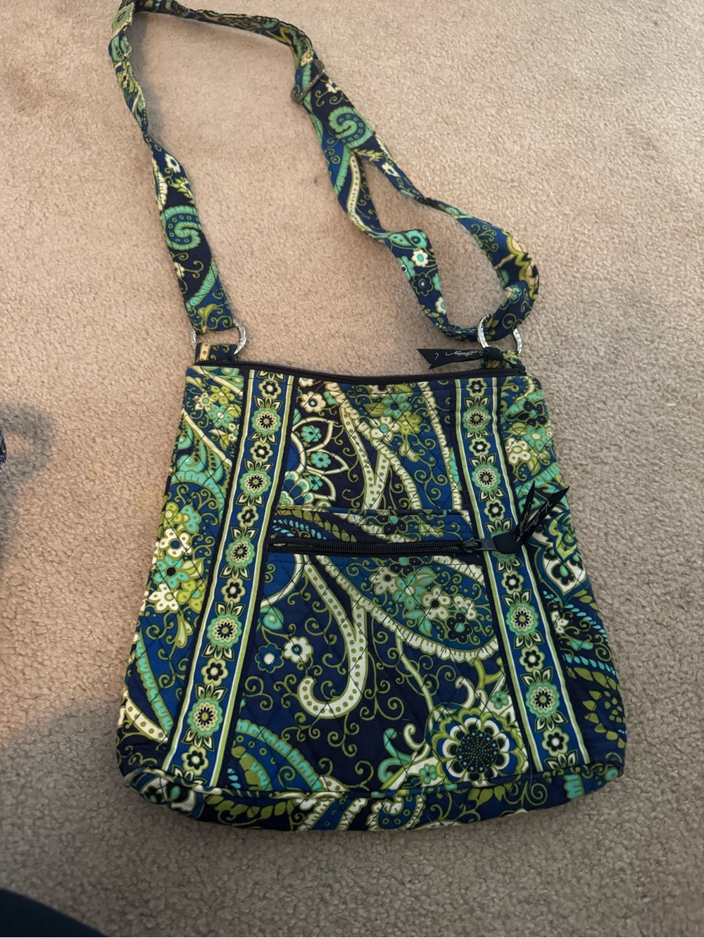 Vera Bradley Hipster Crossbody in the Rhythm and Blues